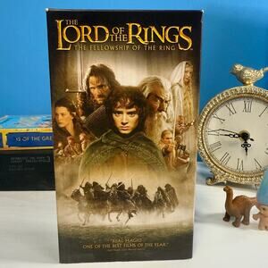 Lord of the Rings Fellowship of the Ring VHS 2002 Fantasy Adventure